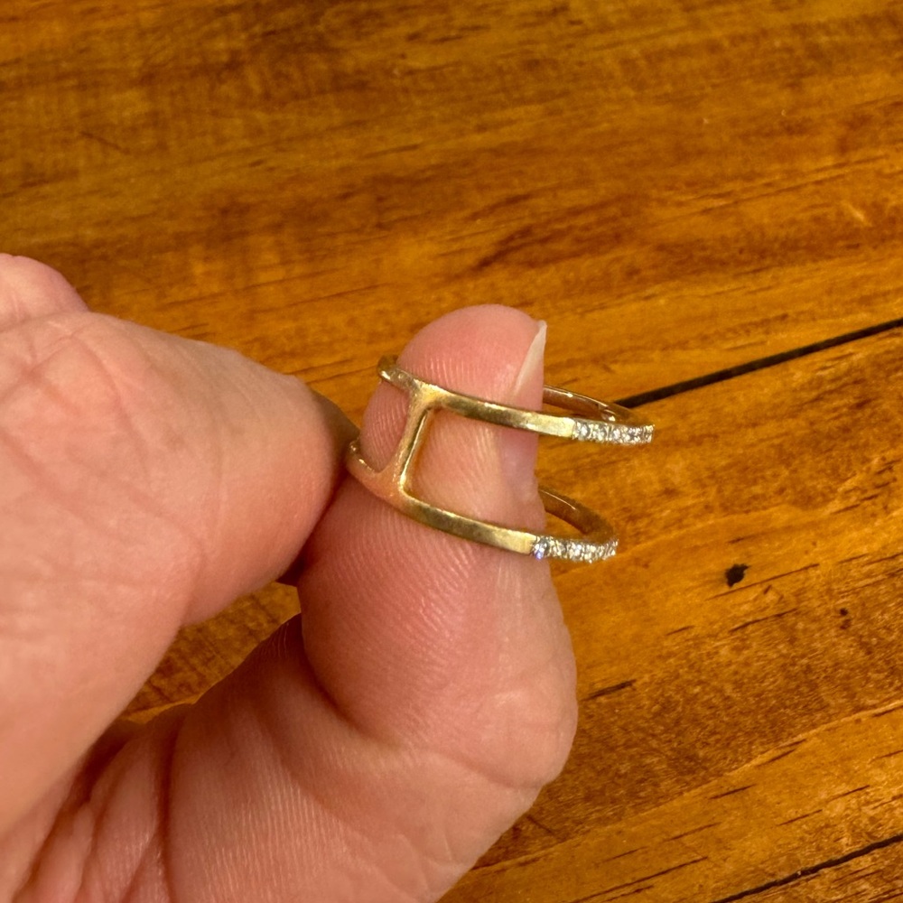 Double Band Ef Collection Ring - image 3